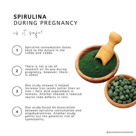 spirulina good for pregnancy.